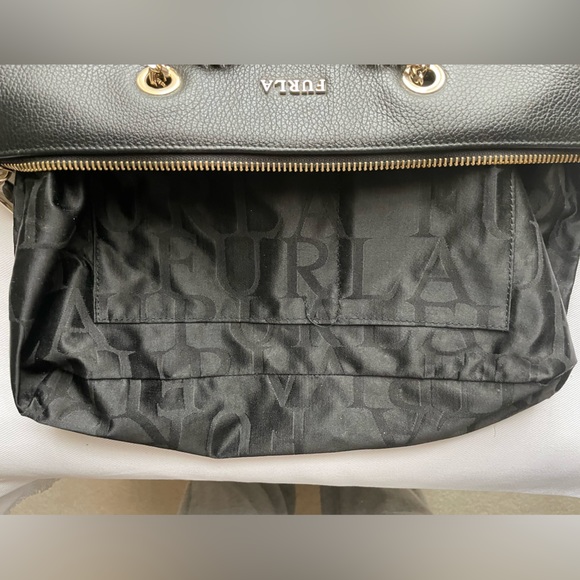 EUC FURLA HANDBAG BLACK - Picture 5 of 11